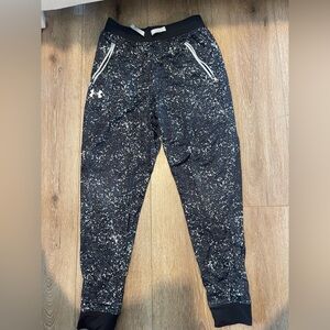 Under Armour Black Joggers with White Speckles